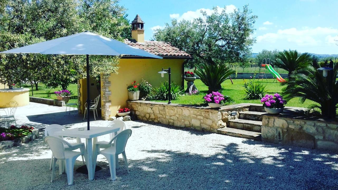 Agriturismo Il Casolare Di Nonno Mario Manoppello Eksteriør billede